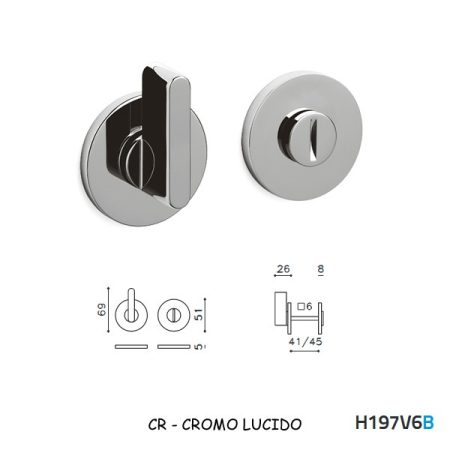 CHIAVISTELLO LINK B ADA CROMO LUCIDO