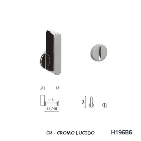 CHIAVISTELLO LINK ADA S CROMO LUCIDO
