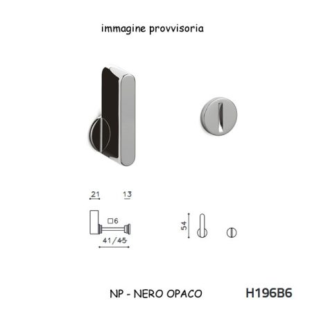 CHIAVISTELLO LINK ADA S NERO OPACO
