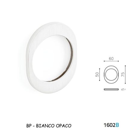 PLACCA DEFENDER F50 BIANCO OPACO