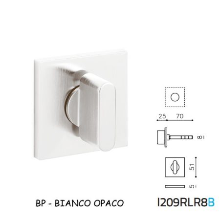 LIMITATORE LINK QB RLR BIANCO OPACO
