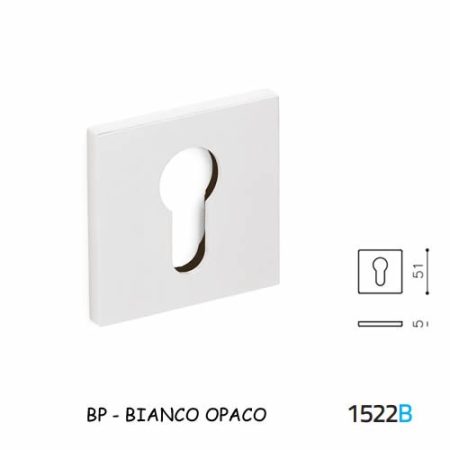 BOCCHETTA QB YALE BIANCO OPACO