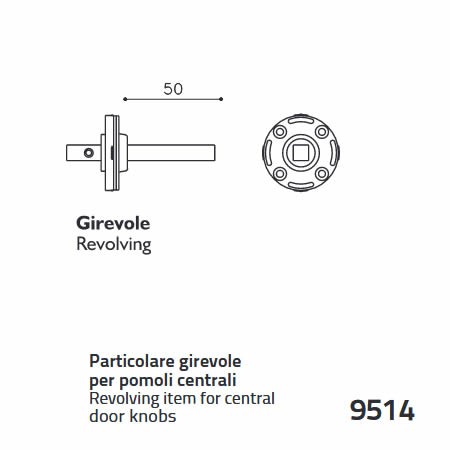 PARTICOLARE GIREVOLE ALTO