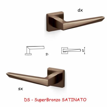 1/2 MANIGLIA SKY SuperBronzo SATINATO