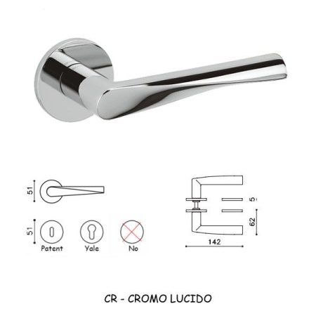 MANIGLIA DYNAMIC CROMO LUCIDO