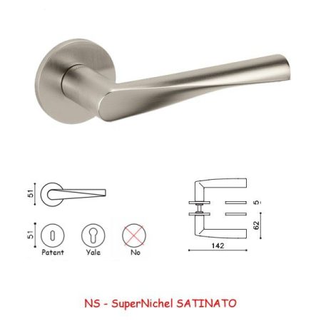 MANIGLIA DYNAMIC SuperNichel SATINATO