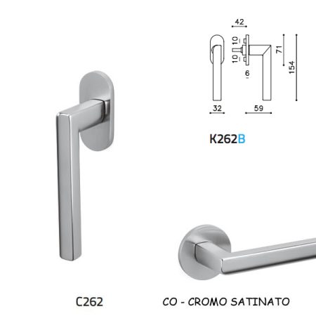 DK Olivari OKAY CROMO SATINATO