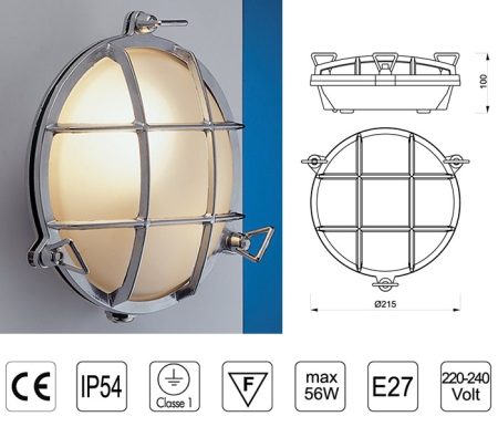 TARTARUGA TONDA 215 CROMO
