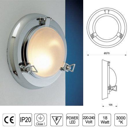 LAMPADA LED 2021 CROMO
