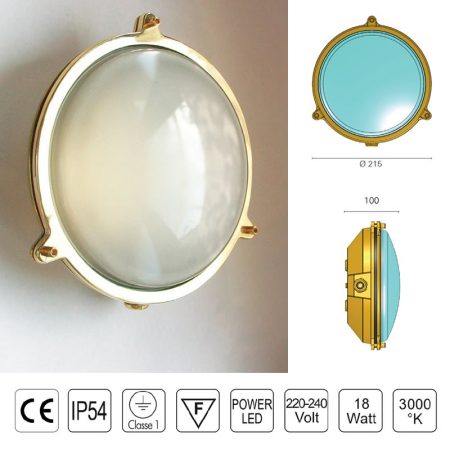 TARTARUGA LED 2027A CROMO