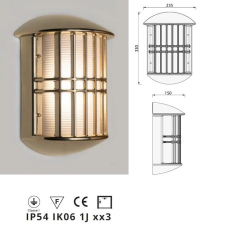 LAMPADA LED 2376 OTTONE