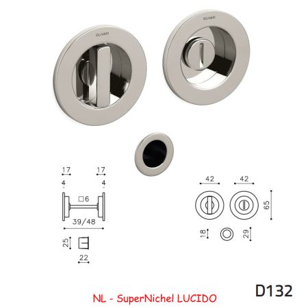 DANTE WC SuperNichel LUCIDO
