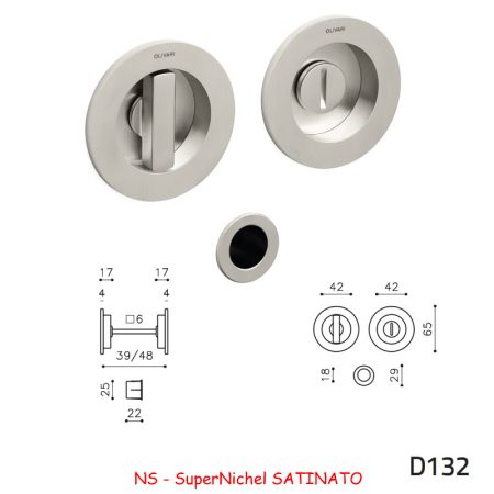 DANTE WC SuperNichel SATINATO