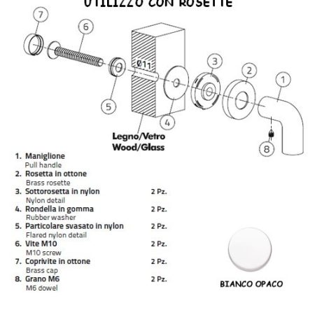 KIT SINGOLO FR02 BIANCO OPACO
