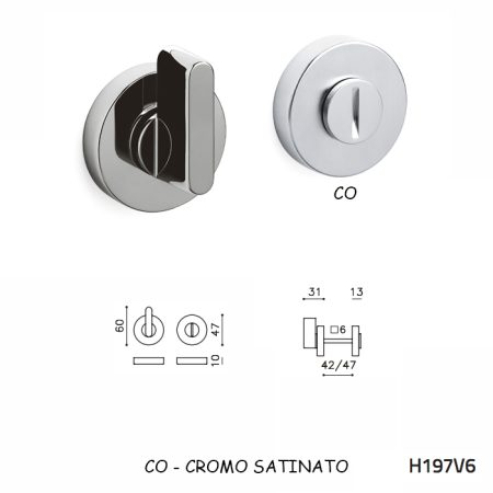 CHIAVISTELLO LINK ADA CROMO SATINATO