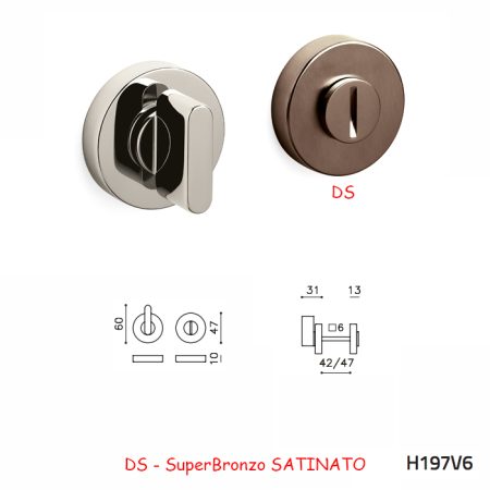 CHIAVISTELLO LINK ADA SuperBronzo SATINATO