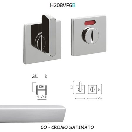 CHIAVISTELLO LINK QB ADA L/O CROMO SATINATO