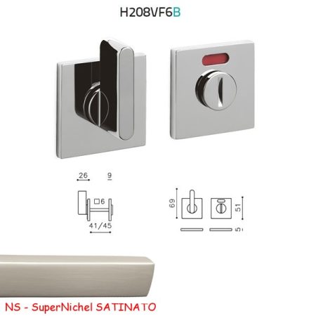 CHIAVISTELLO LINK QB ADA L/O SuperNichel SATINATO