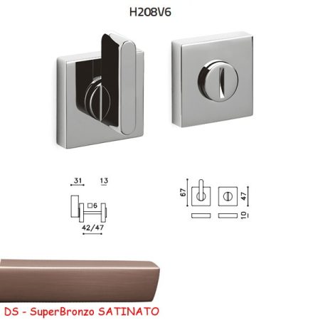 CHIAVISTELLO LINK Q ADA SuperBronzo SATINATO