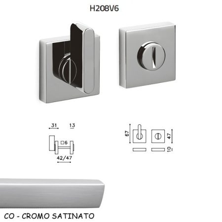 CHIAVISTELLO LINK Q ADA CROMO SATINATO