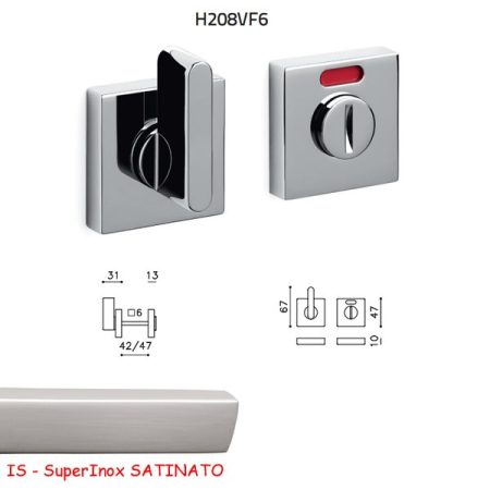 CHIAVISTELLO LINK Q ADA L/O SuperInox SATINATO