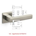 MANIGLIA PLANET QB R SuperNichel SATINATO