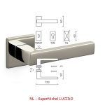 MANIGLIA PLANET QB R SuperNichel LUCIDO