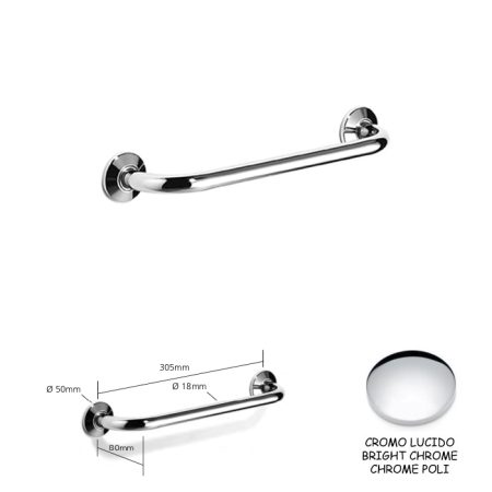 MANIGLIONE N9759 CROMO LUCIDO