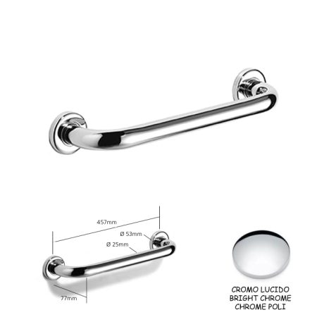 MANIGLIONE N9760-B CROMO LUCIDO