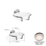 PORTA SAPONE N1034 NICHELATO LUCIDO