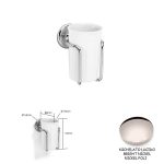 PORTA BICCHIERE N1035 NICHELATO LUCIDO