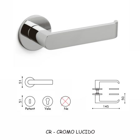 MANIGLIA BETA CROMO LUCIDO