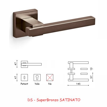 MANIGLIA BIOS SuperBronzo SATINATO