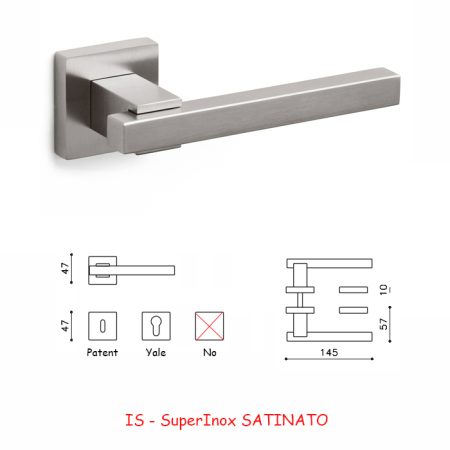 MANIGLIA BIOS SuperInox SATINATO