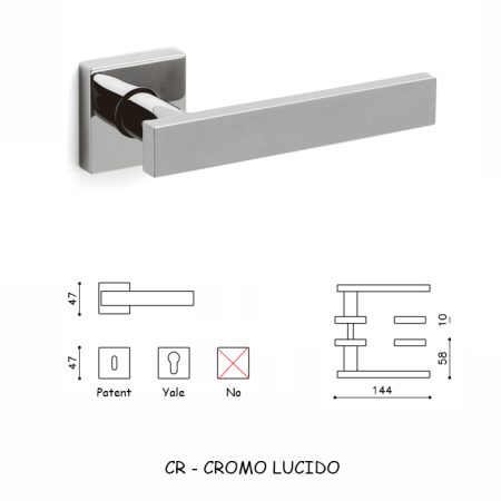 MANIGLIA BLADE CROMO LUCIDO