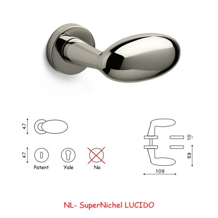 MANIGLIA BLINDO SuperNichel LUCIDO