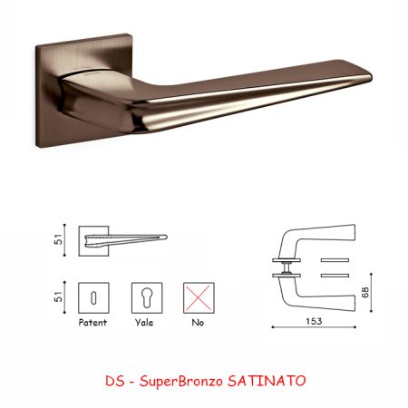 MANIGLIA CHEVRON SuperBronzo SATINATO