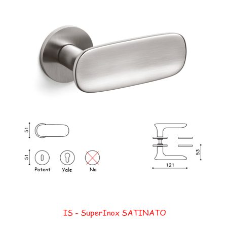 MANIGLIA CONCA SuperInox SATINATO