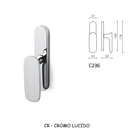 CREMONESE CONCA CROMO LUCIDO