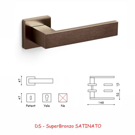 MANIGLIA DIANA SuperBronzo SATINATO