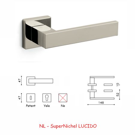 MANIGLIA DIANA SuperNichel LUCIDO