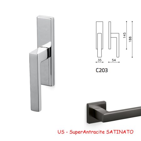 CREMONESE PLANET Q SuperAntracite SATINATO