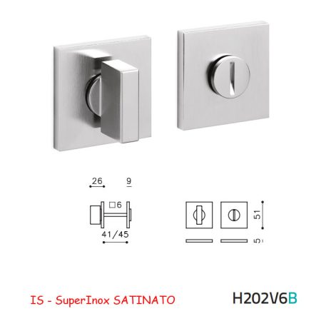 CHIAVISTELLO SPACE QB SuperInox SATINATO
