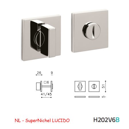CHIAVISTELLO SPACE QB SuperNichel LUCIDO