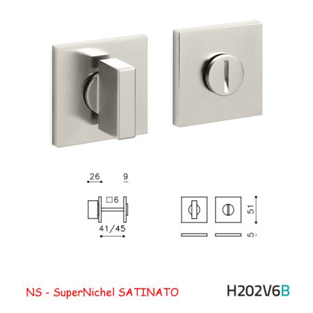 CHIAVISTELLO SPACE QB SuperNichel SATINATO