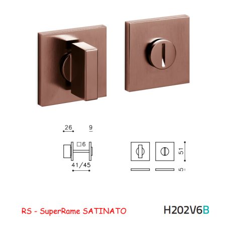 CHIAVISTELLO SPACE QB SuperRame SATINATO