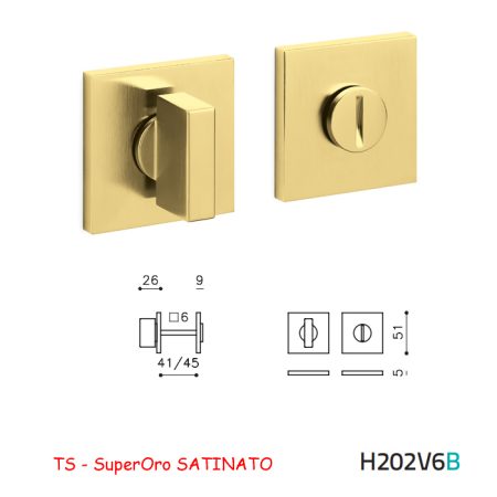 CHIAVISTELLO SPACE QB SuperOro SATINATO