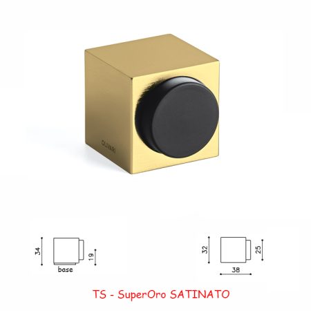 FERMAPORTA CUBO SuperOro SATINATO