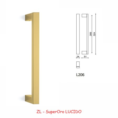 MANIGLIONE DIANA SuperOro LUCIDO