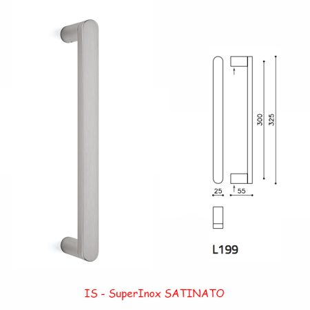 MANIGLIONE LINK SuperInox SATINATO